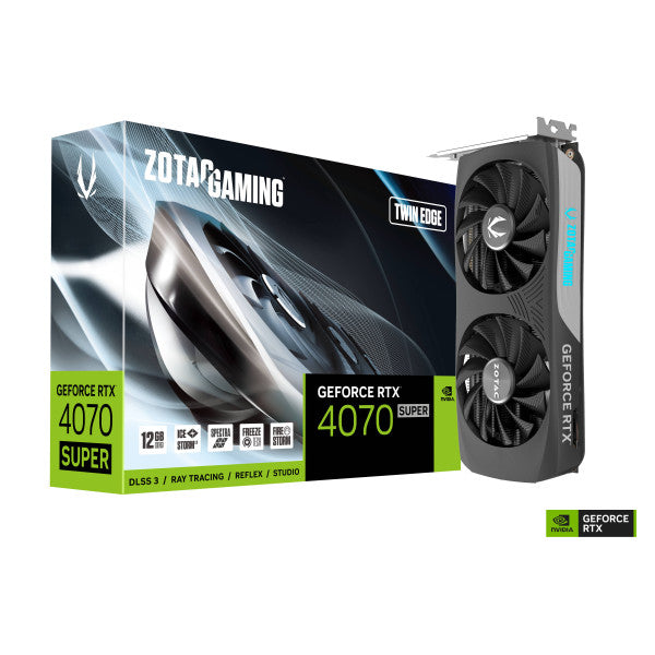 Zotac Gaming GeForce RTX 4070 SUPER Twin Edge 12GB GDDR6X Zotac Gaming GeForce RTX 4070 SUPER Twin Edge 12GB GDDR6X